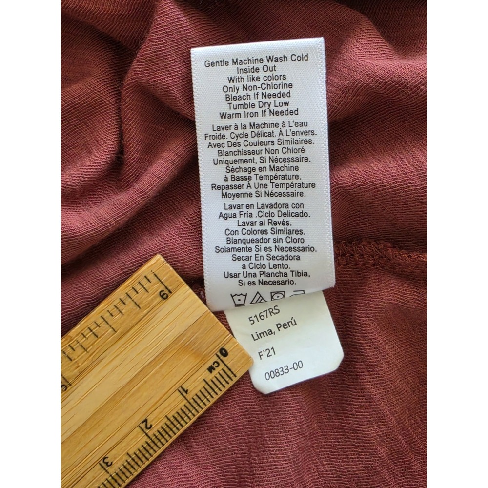 Anthropologie NATION LTD 5167RS Drop Waist Tiered Mini Dress Women's Small - Picture 7 of 11